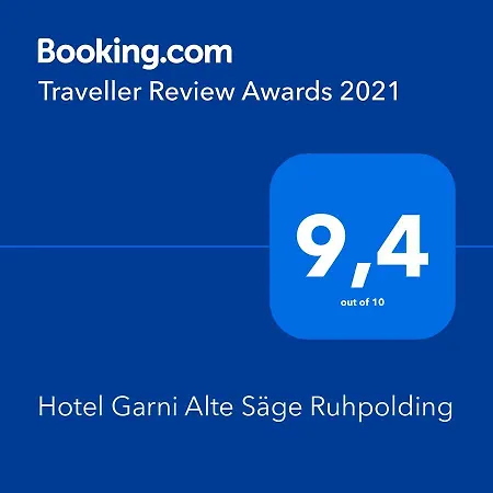 Hotel Alte Saege Ruhpolding Inkl Chiemgaukarte Und Genussfruehstueck 3*